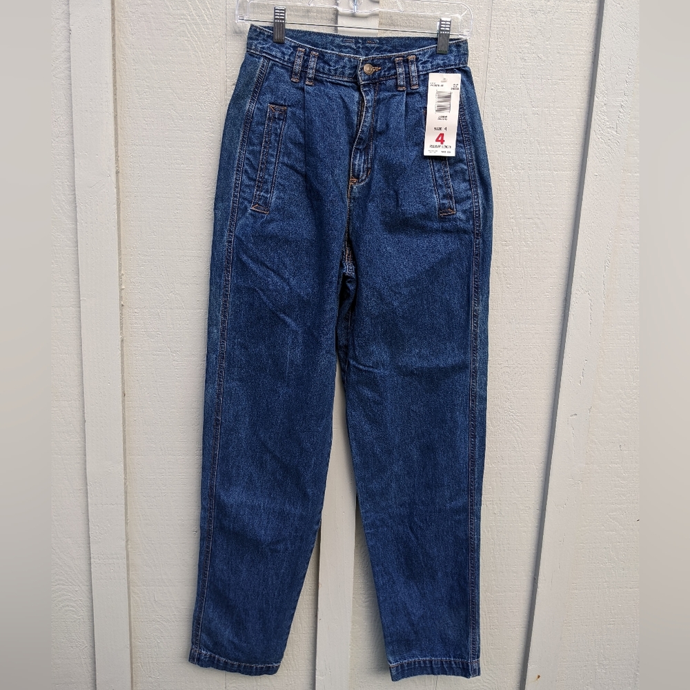 Liz Wear Vintage Deadstock NWT Taper Jeans High Waist Size 4
